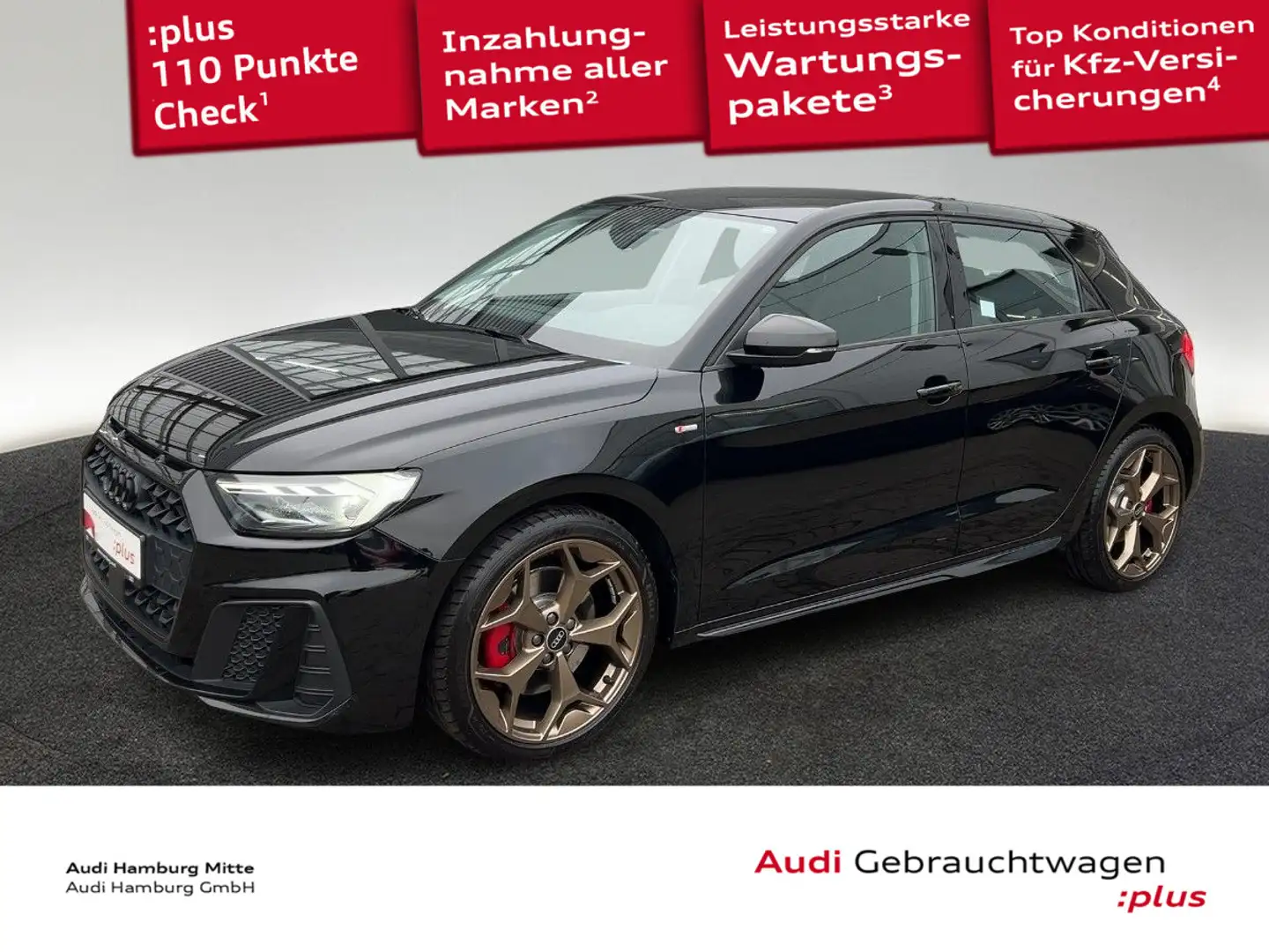 Audi A1 40 TFSI S line S tronic Navi Sonos Schwarz - 1
