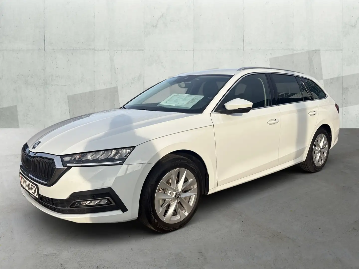 Skoda Octavia Combi 2.0 TDI DSG STYLE +AHK +LED +ACC +RKAM +HuD Weiß - 2
