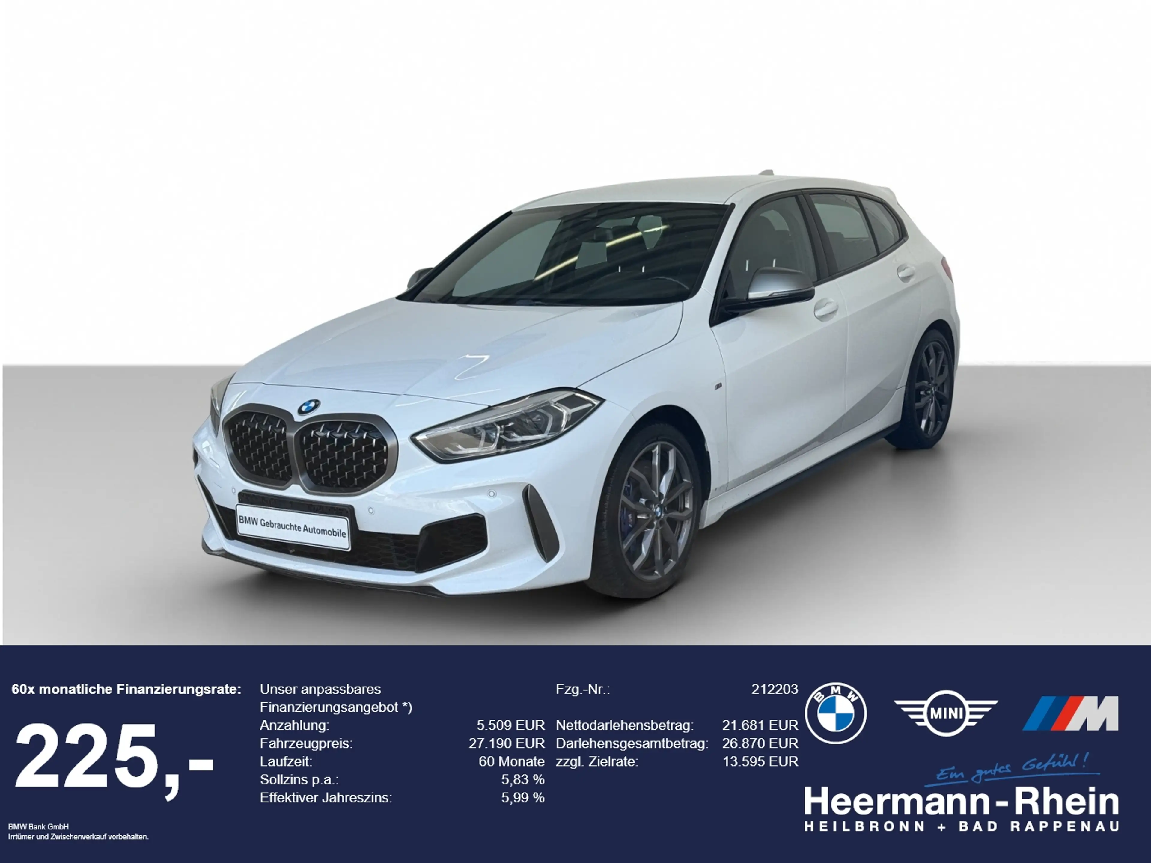 BMW 135 MiA xDrive 5-trg. M Paket LiveCock.LED.HUD.PD