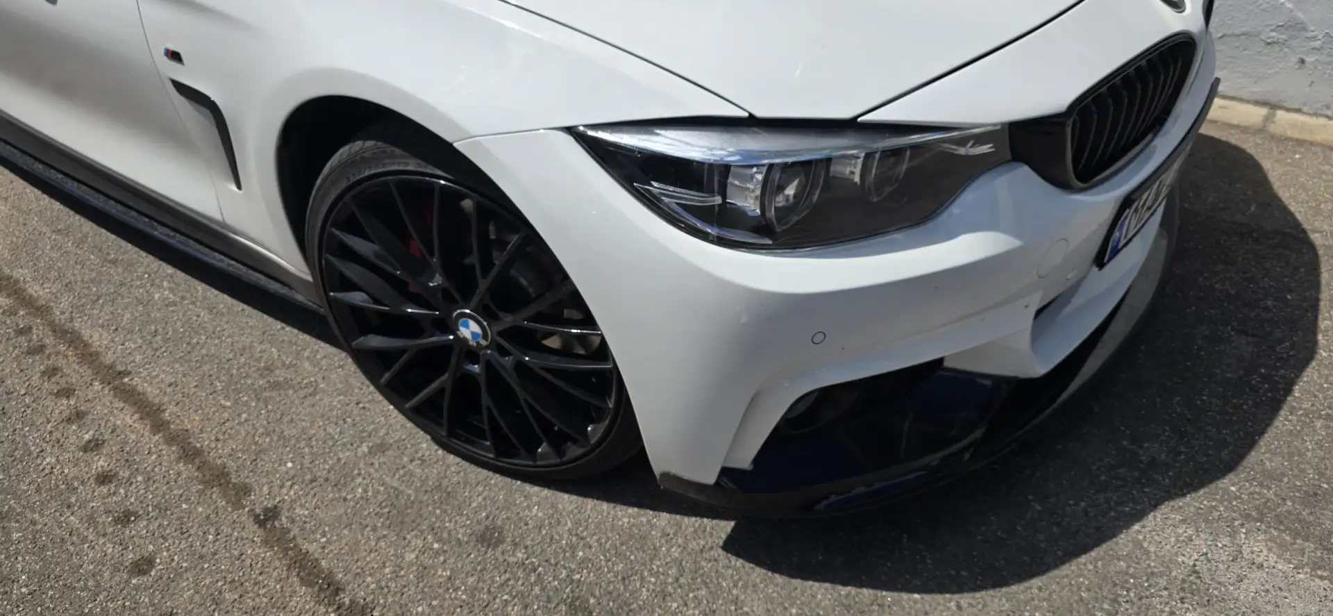 BMW 430 430i Coupe M Sport, Leder Weiß - 1