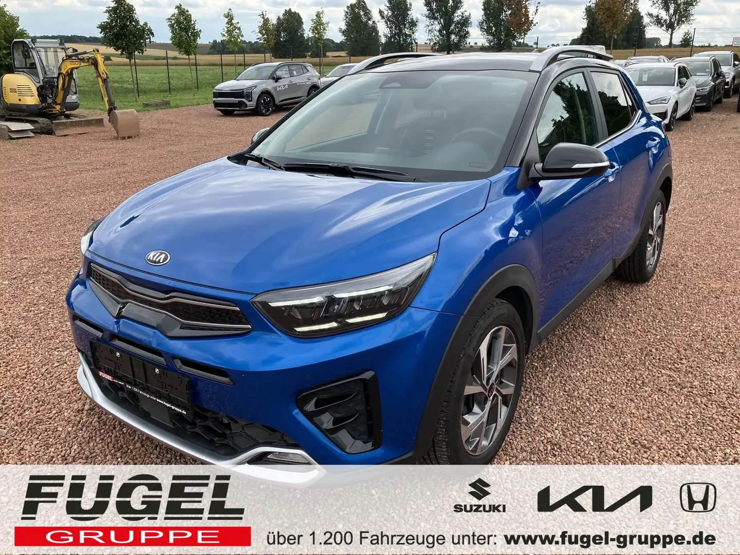 Kia Stonic 1.0 DCT GT Line ACC|Navi|RFK Bleu - 1