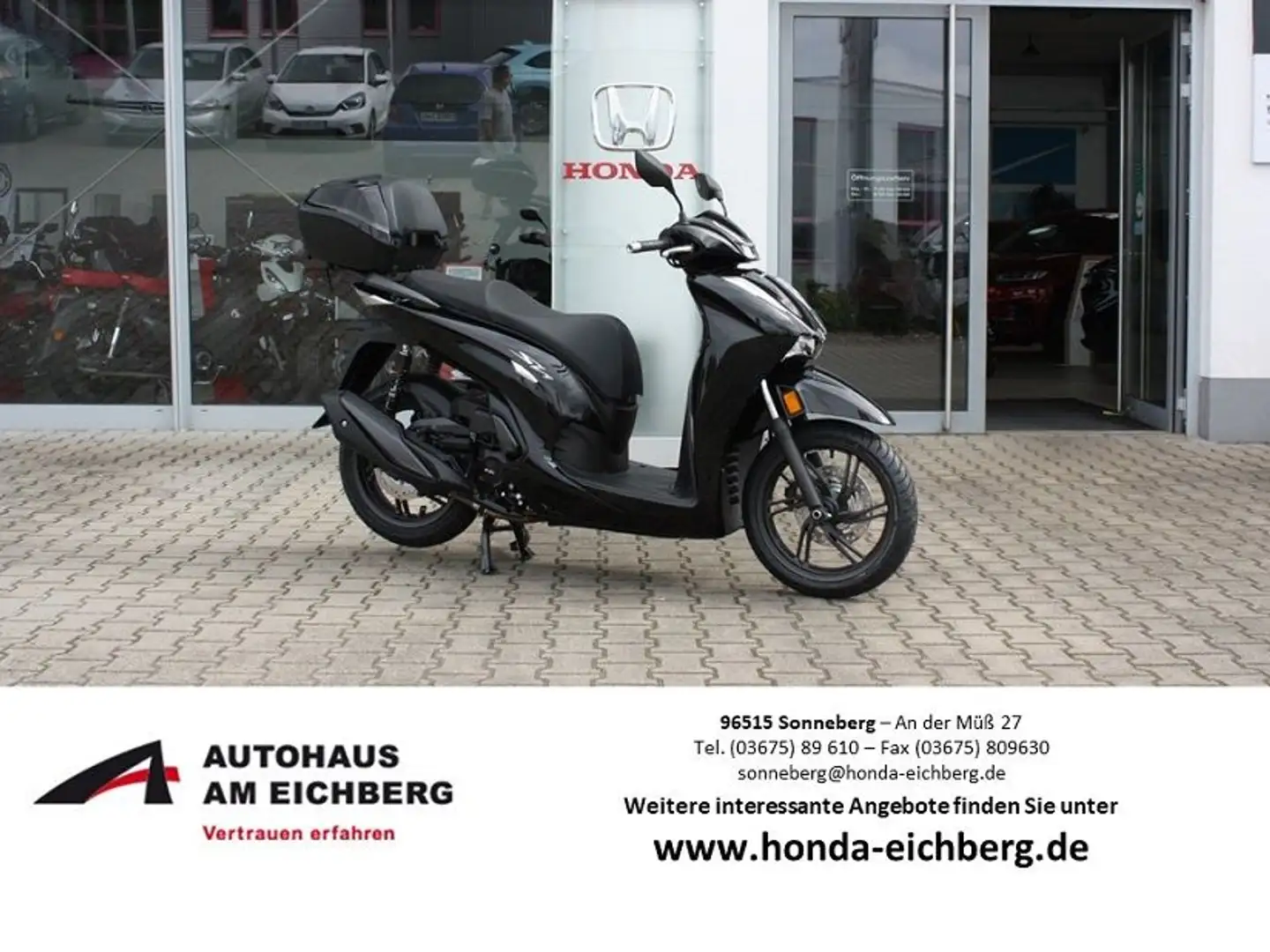 Honda SH 350i incl. Top Case / Aktionspreis Negru - 1