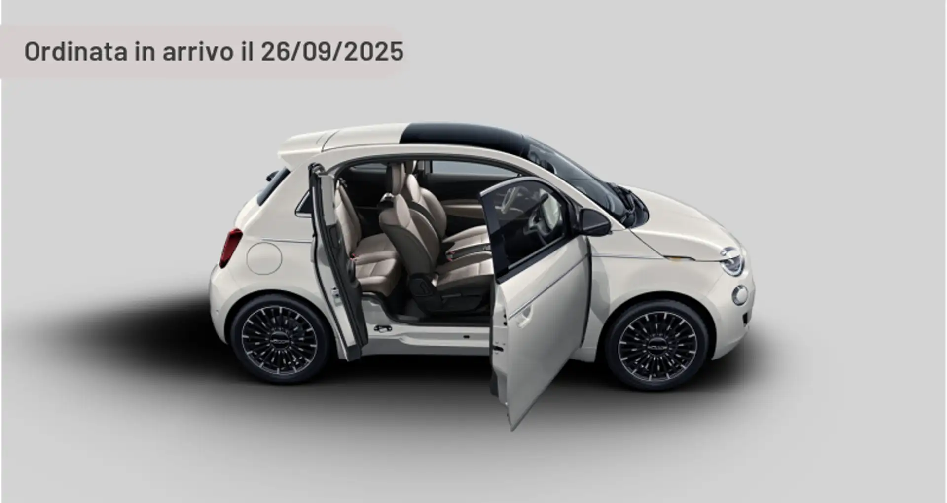 Fiat 500 3+1 23,65 kWh La Prima Argento - 1