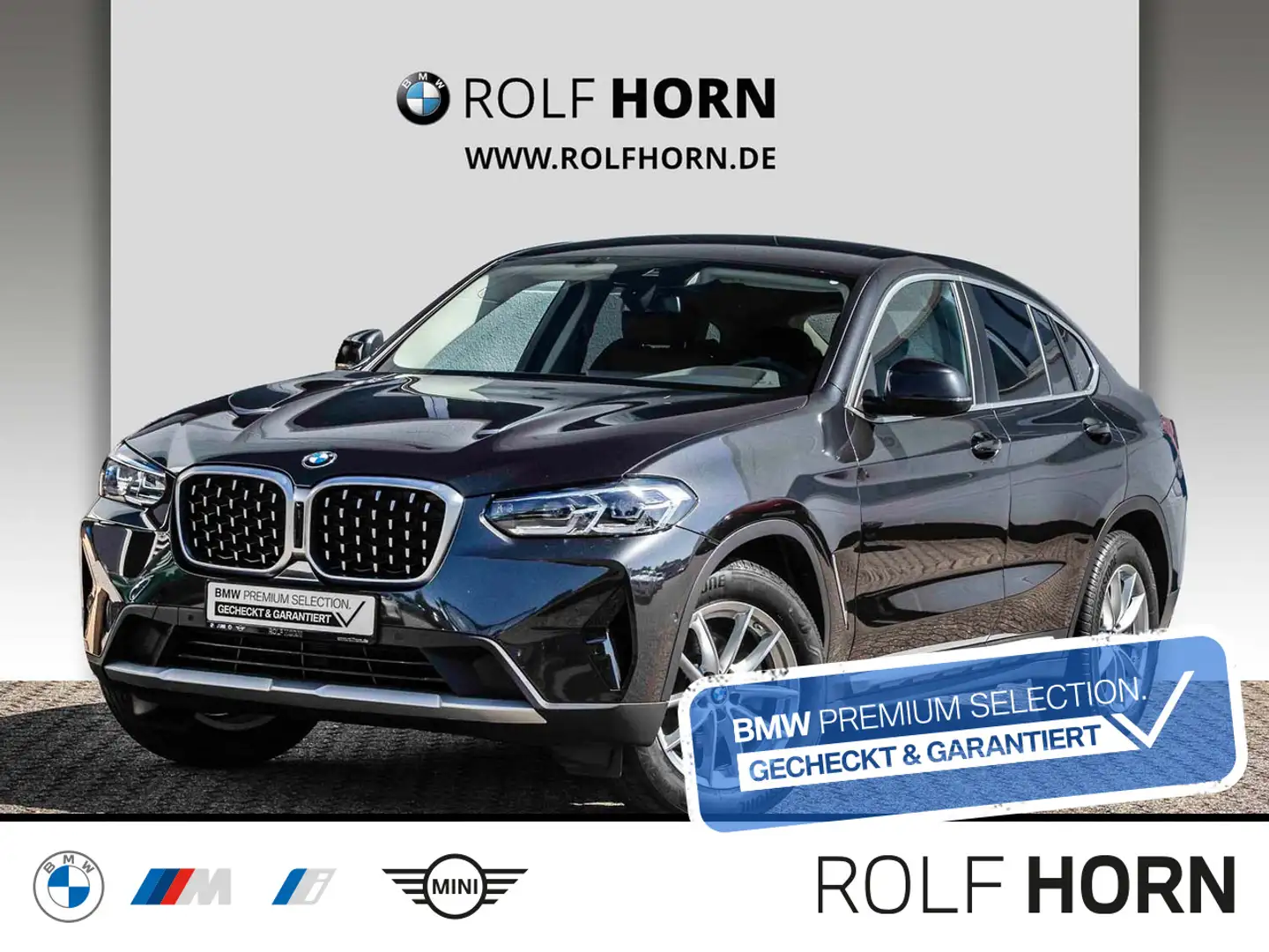 BMW X4 xDrive20d Klimaaut Komfortzugg HIFI RKam Navi Grijs - 1