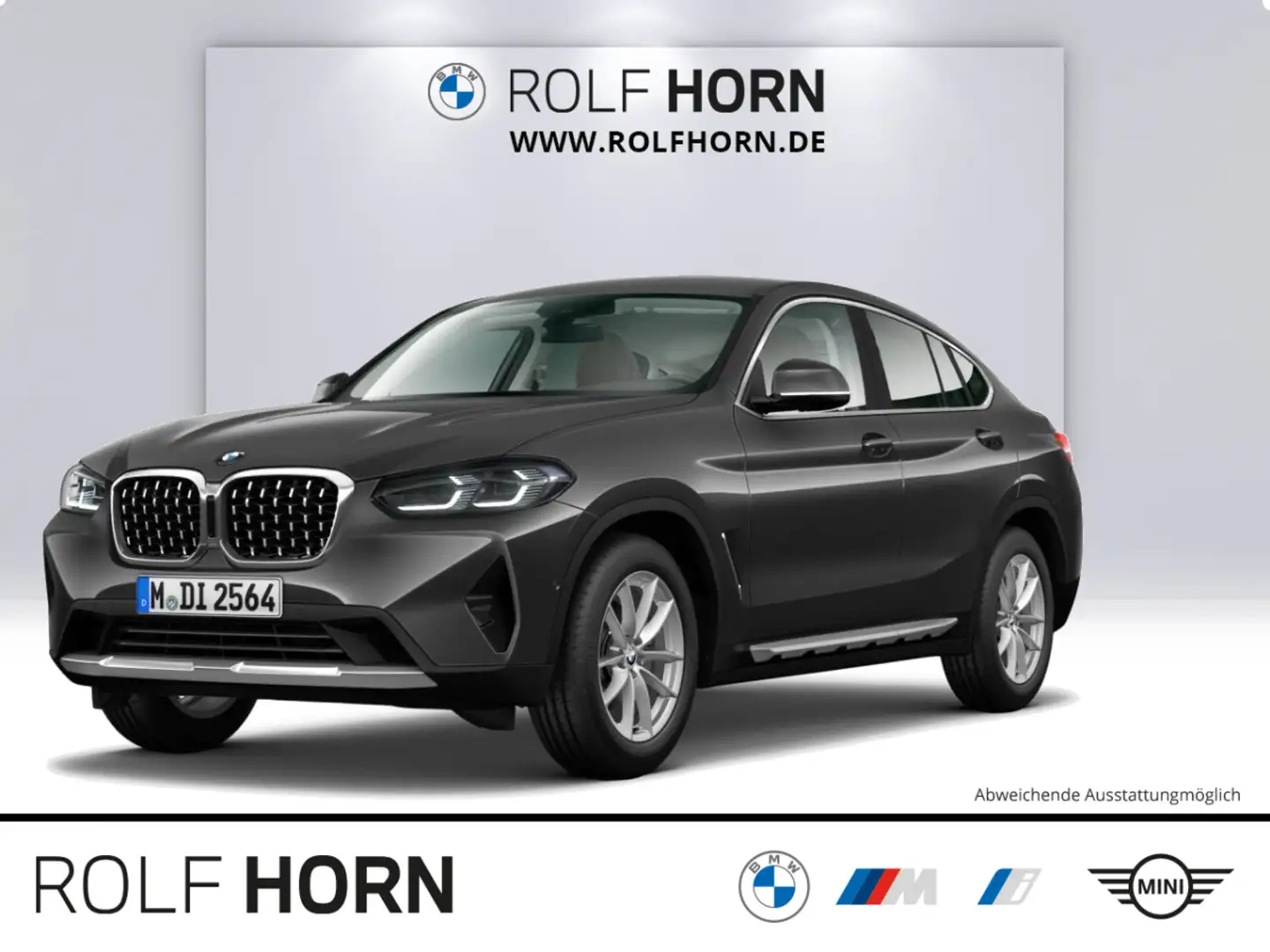 BMW X4 xDrive20d Klimaaut Komfortzugg HIFI RKam Navi Grau - 1