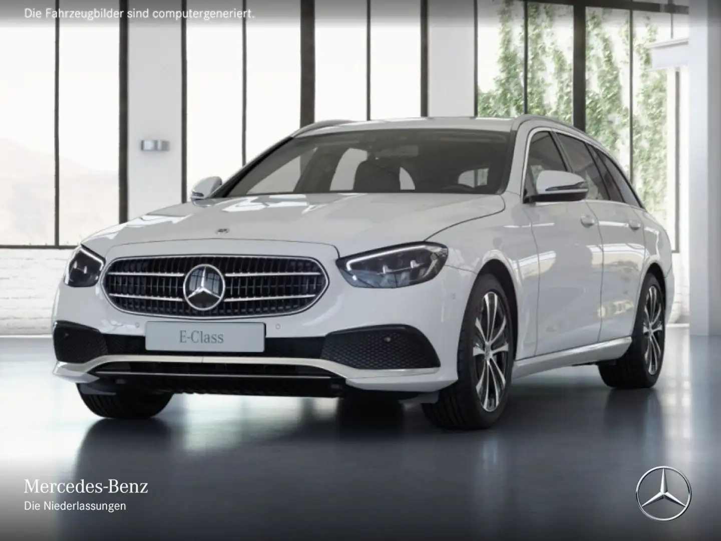 Mercedes-Benz E 300 de T 4M AVANTG+AHK+LED+KAMERA+9G Weiß - 2
