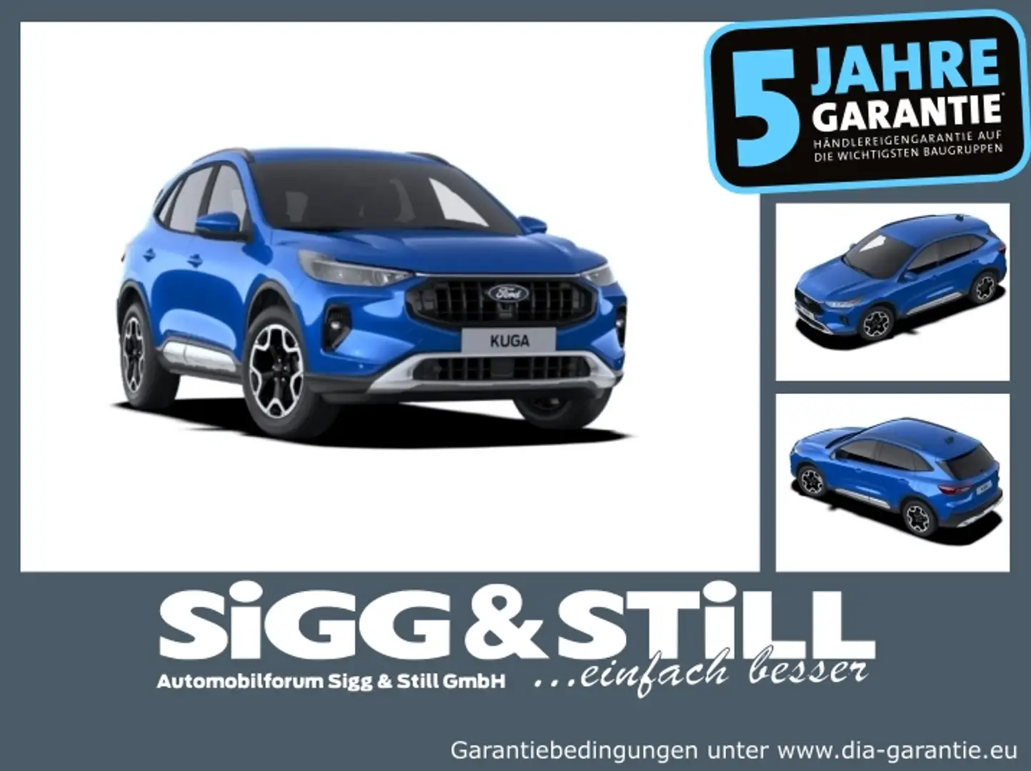 Ford Kuga ACTIVE 2.5I PHEV *NEUES MODELL* NAVI*CAM*PDC* Blau - 1