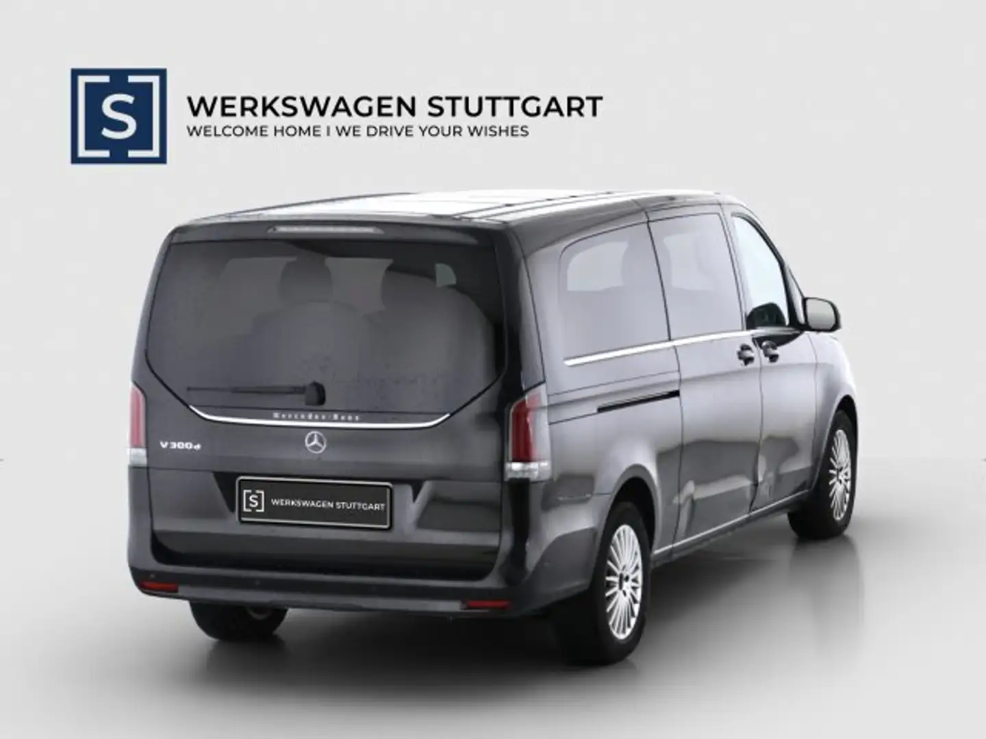 Mercedes-Benz V 300 V 300d AVANTGARDE XL 8 SITZE EL TÜREN DISTR 360° Noir - 2