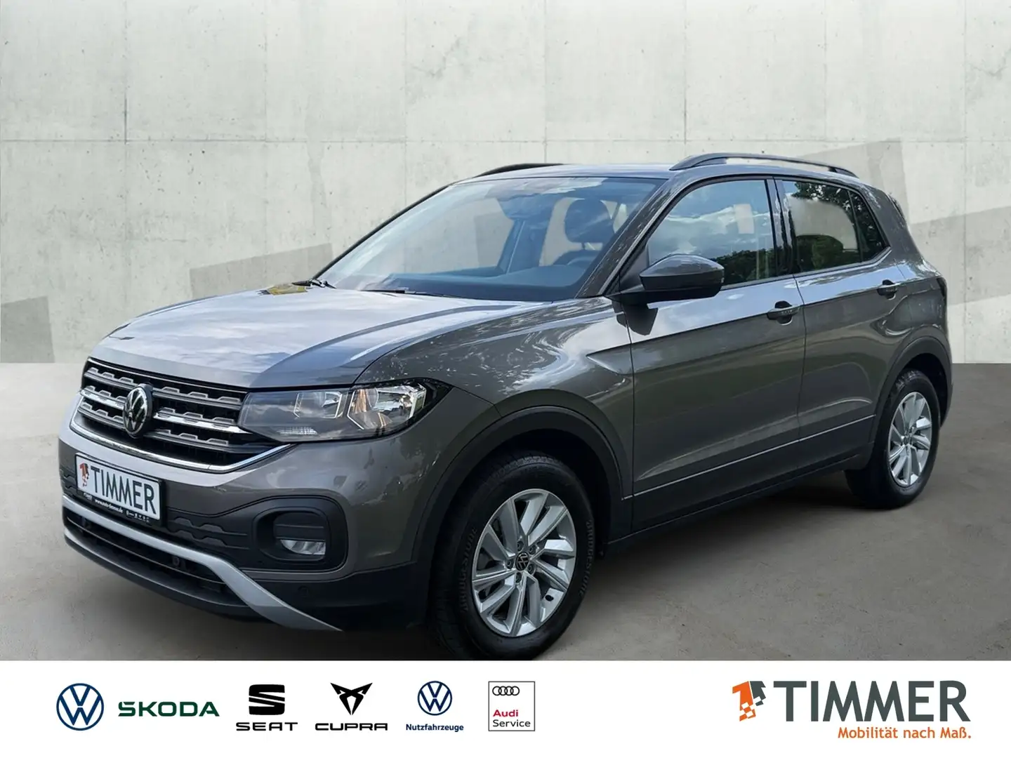 Volkswagen T-Cross 1.0 TSI LIFE *ACC *RKAM *NAVI *LM *CONNECT * Gri - 1