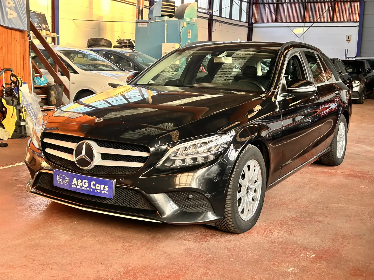 Mercedes-Benz C 200 Estate 200d 9G-Tronic Zwart - 1