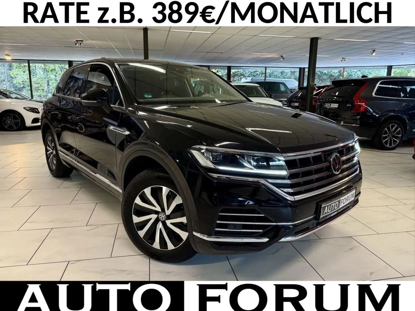 Volkswagen Touareg 3.0 TDI 4M ELEGANCE LEDER LED CAM SHZ Noir - 1