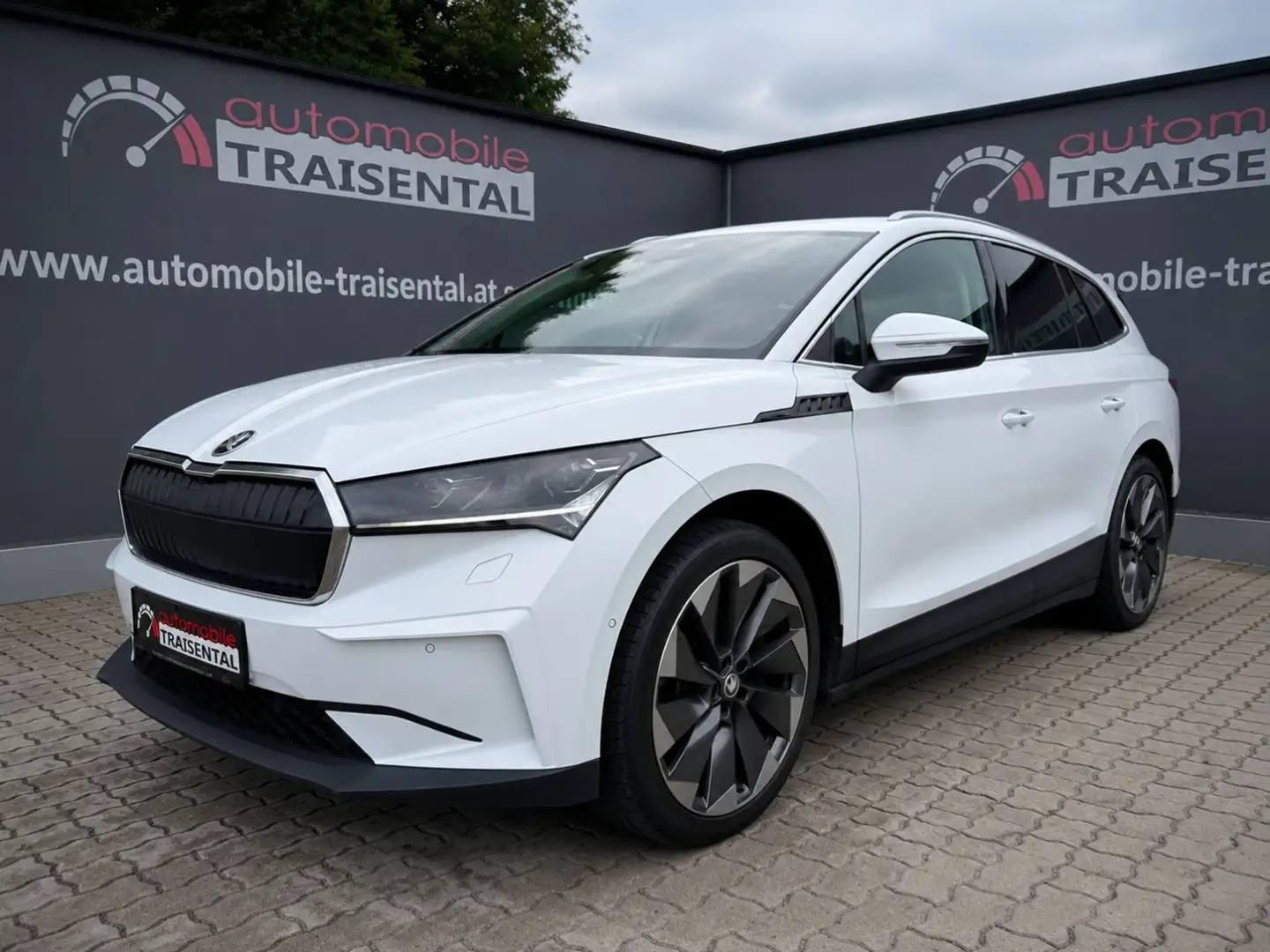Skoda Enyaq iV 80 Lounge/Matrix/HeadUp/AHV! Weiß - 1