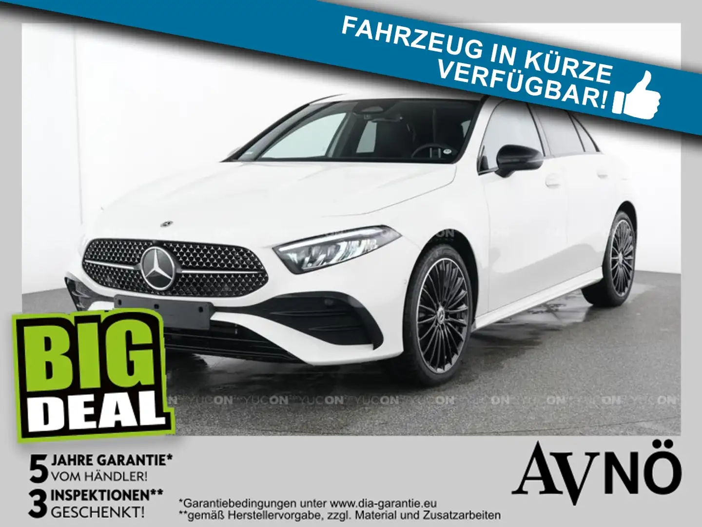 Mercedes-Benz A 250 e AMG LINE NIGHT PAKET 19 ZOLL LM Weiß - 1