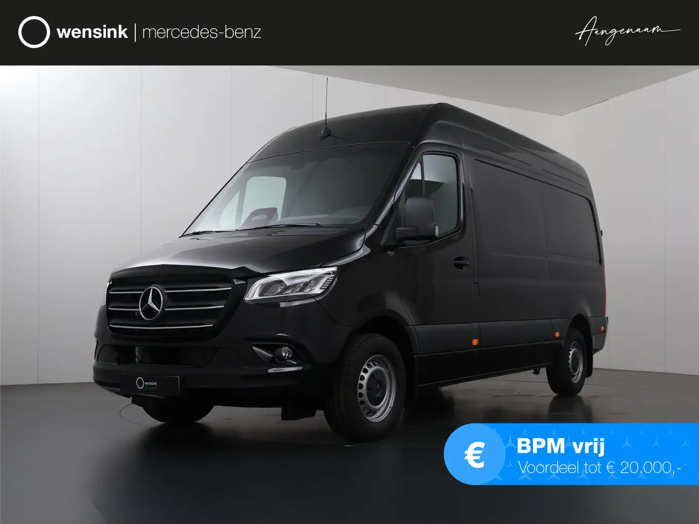 Mercedes-Benz Sprinter 319 L2H2 RWD SELECT | BPM VRIJ | LED | DISTRONIC | Noir - 1
