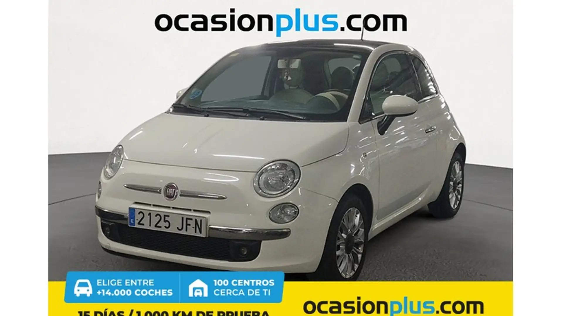 Fiat 500 1.2 Lounge Blanco - 1