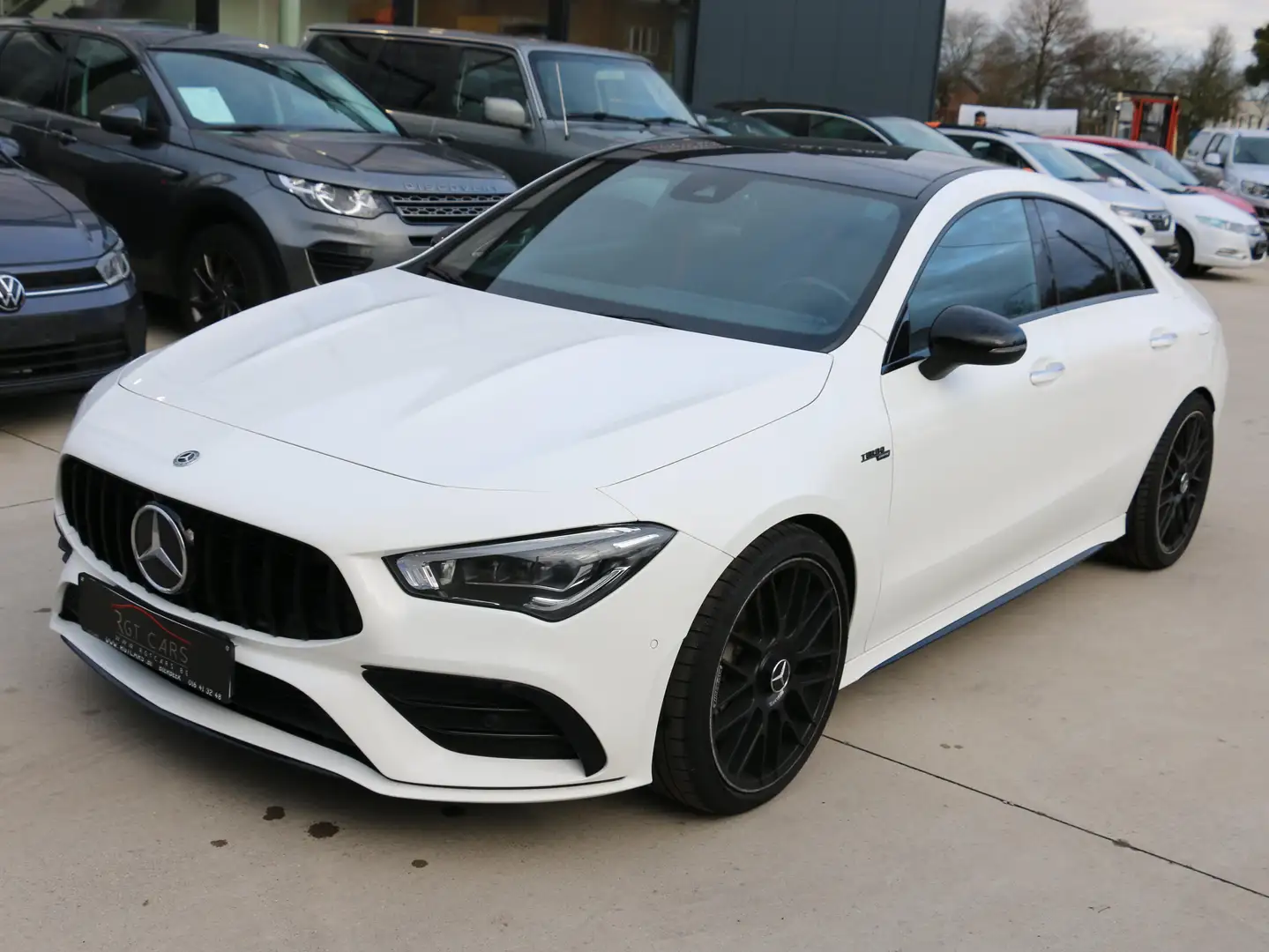 Mercedes-Benz CLA 35 AMG 4-Matic (EU6AP) + 1 jaar garantie traxio Blanc - 1