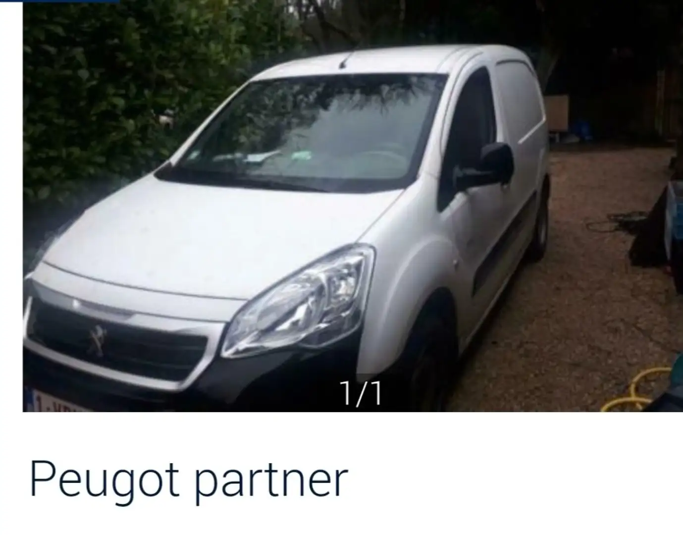 Peugeot Partner 16 BlueHDi Blanc - 1