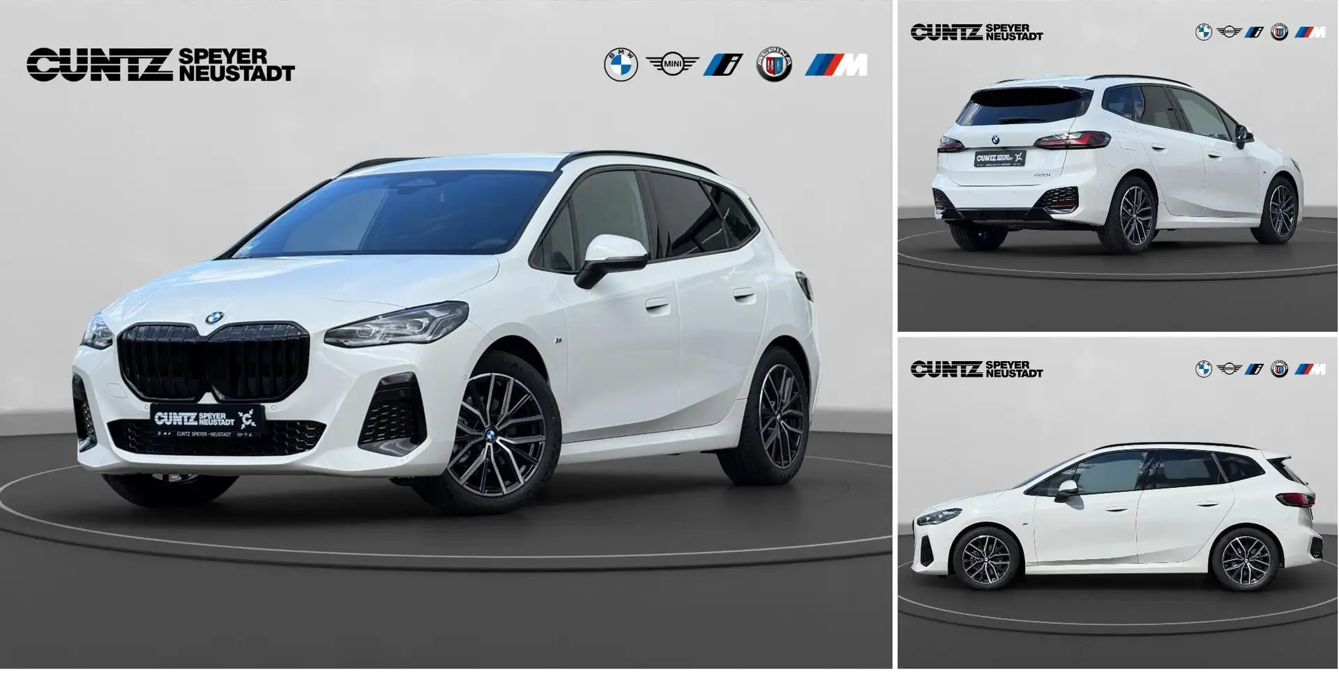 BMW 220 i Active Tourer Parkassist Navi Tempomat Sitzh. LE Weiß - 1