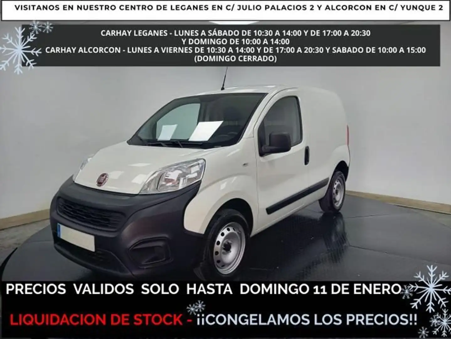 Fiat Fiorino CARGO KASTEN 1.4 NATURAL POWER GNC Blanc - 1