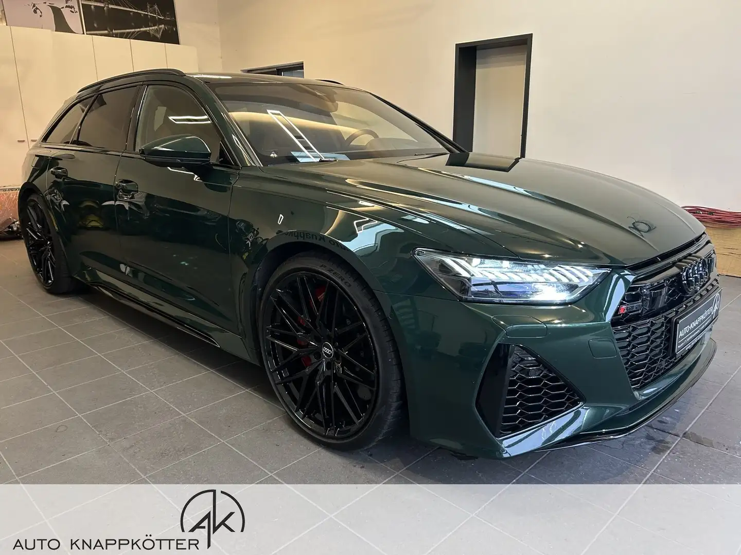 Audi RS6 RS 6 Avant BTMAnlage/ AHK/HUD/RS+/B&Oadvanced/Keramikbremsen Vert - 2