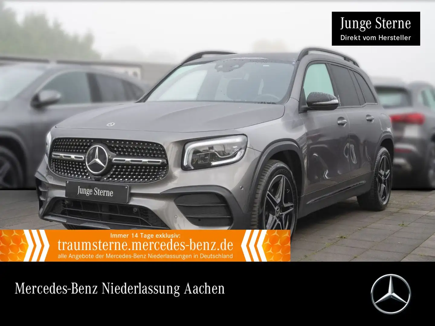 Mercedes-Benz GLB 220 d 4M AMG+NIGHT+AHK+MULTIBEAM+KAMERA+19"+8G Grau - 1