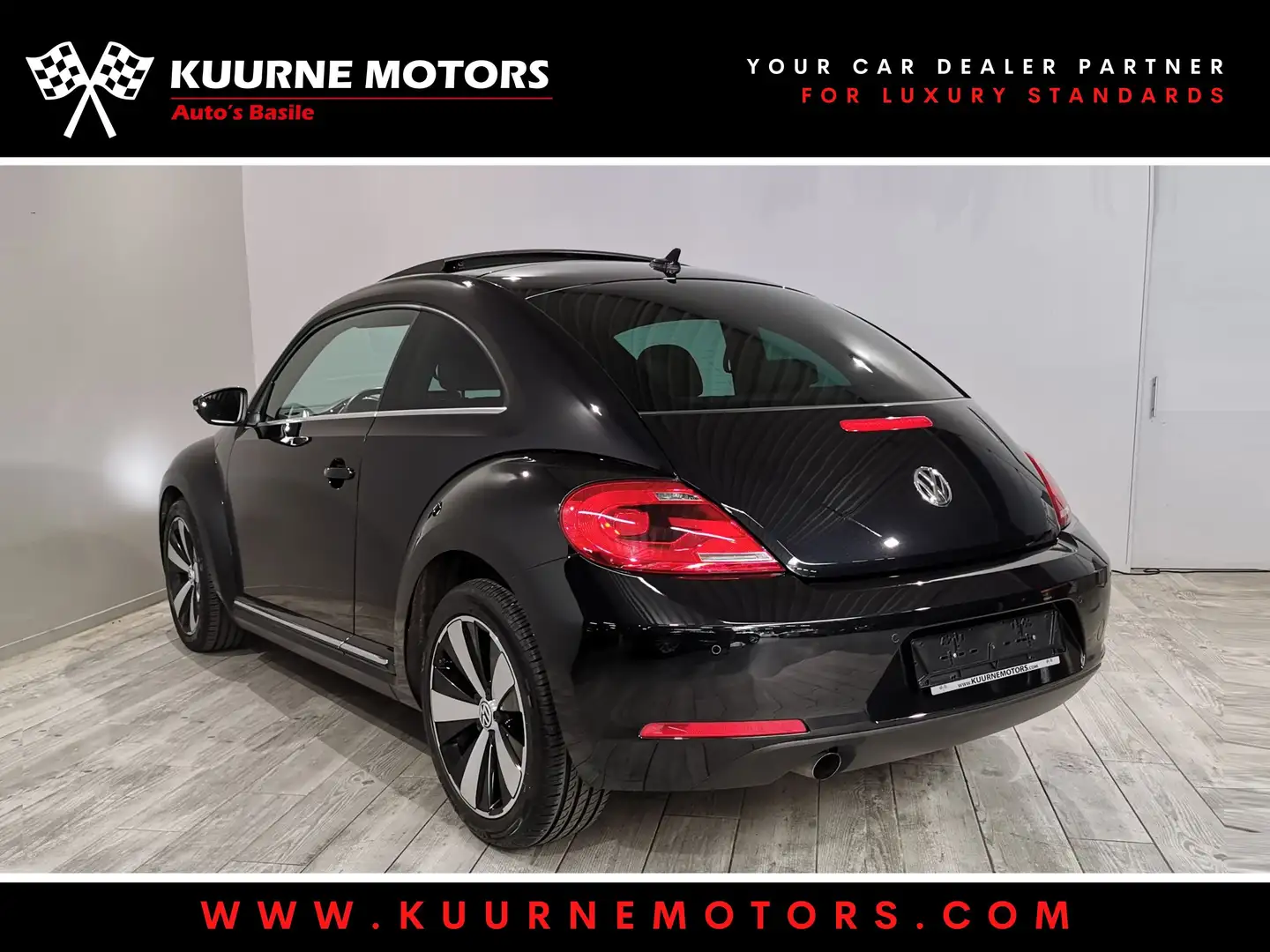 Volkswagen Beetle 1.6 TDI Alu18"/Pano/Xenon/Gps/Cruise *1j garantie* Zwart - 2