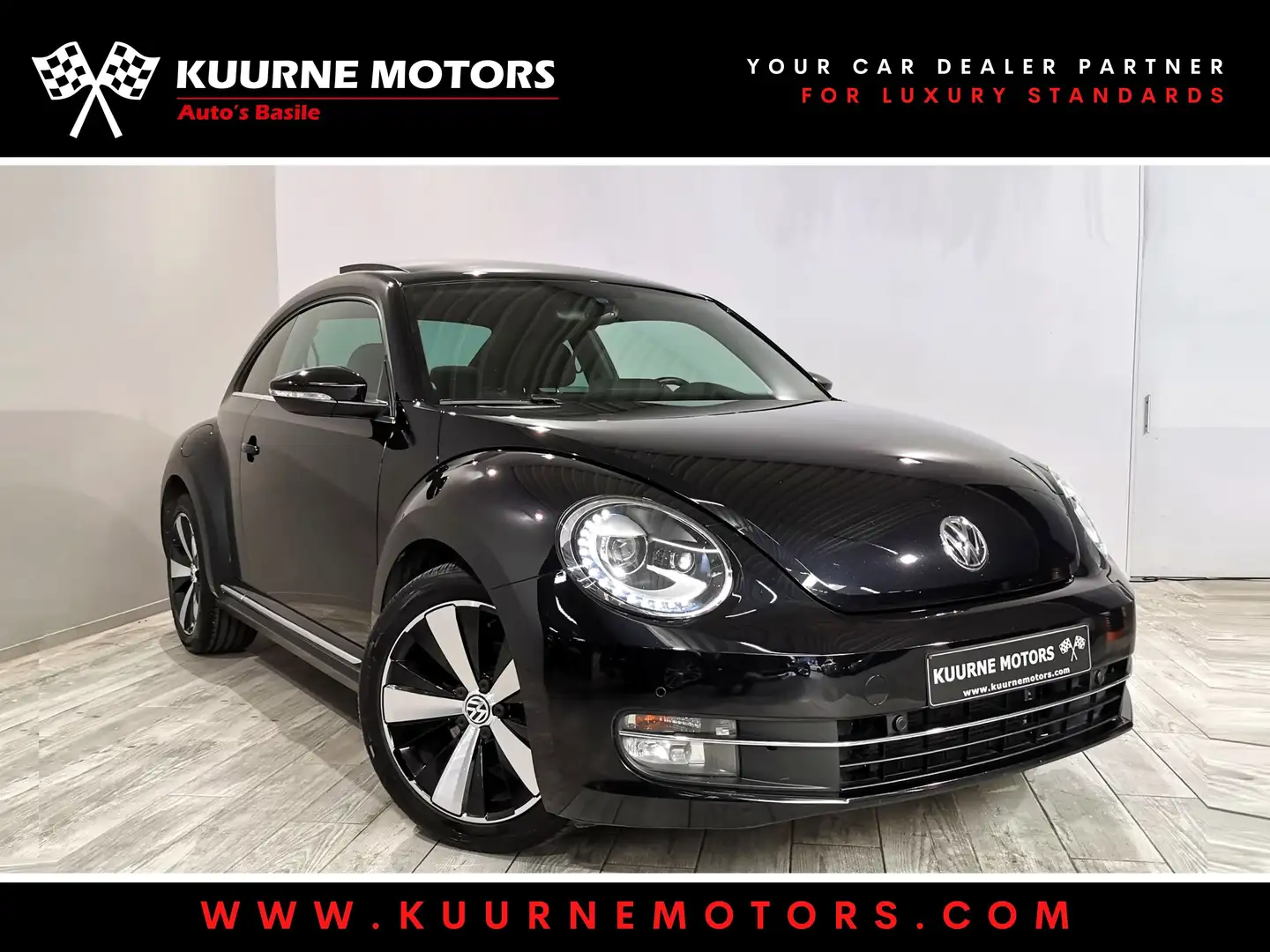 Volkswagen Beetle 1.6 TDI Alu18"/Pano/Xenon/Gps/Cruise *1j garantie* Zwart - 1