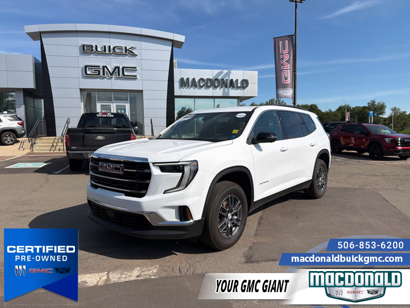2025 GMC Acadia Elevation  - Certified -  Heated Seats - $323 B/W