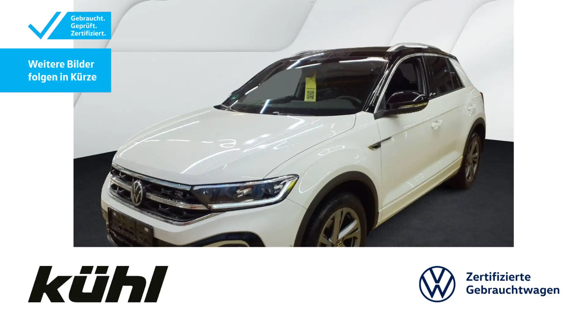 Volkswagen T-Roc 1.5 TSI DSG R-Line LED+/ACC/Kamera/App/Nav Weiß - 1