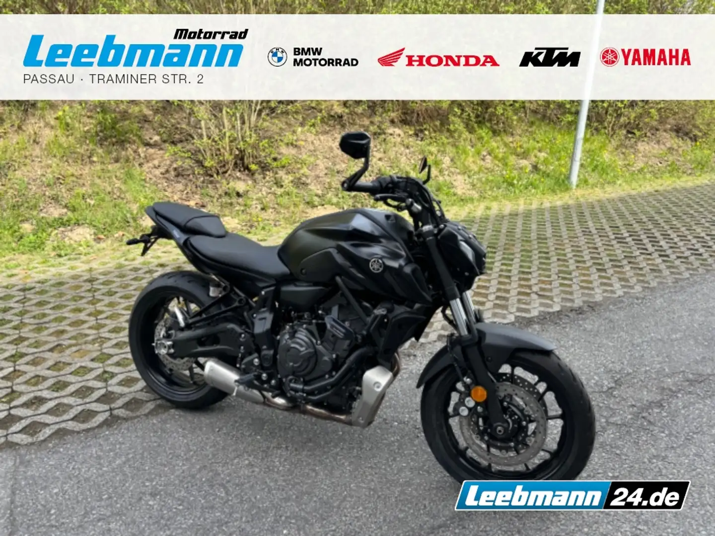 Yamaha MT-07 MT 07 Noir - 1