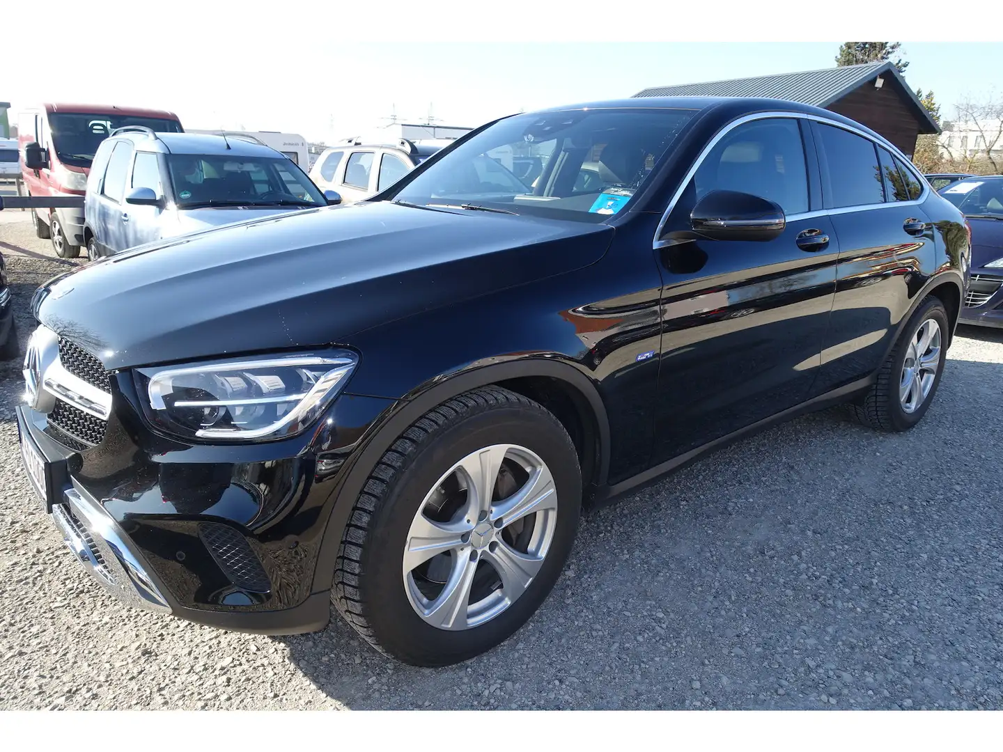 Mercedes-Benz GLC 300 Coupe d 4Matic AHK Pano 19´ Kamera LED Burmester Schwarz - 1