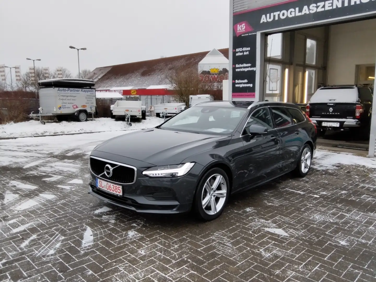 Volvo V90 2.0 T5 Momentum Pro.Autom./Vollleder/Memory/1.Hnd. Grau - 2