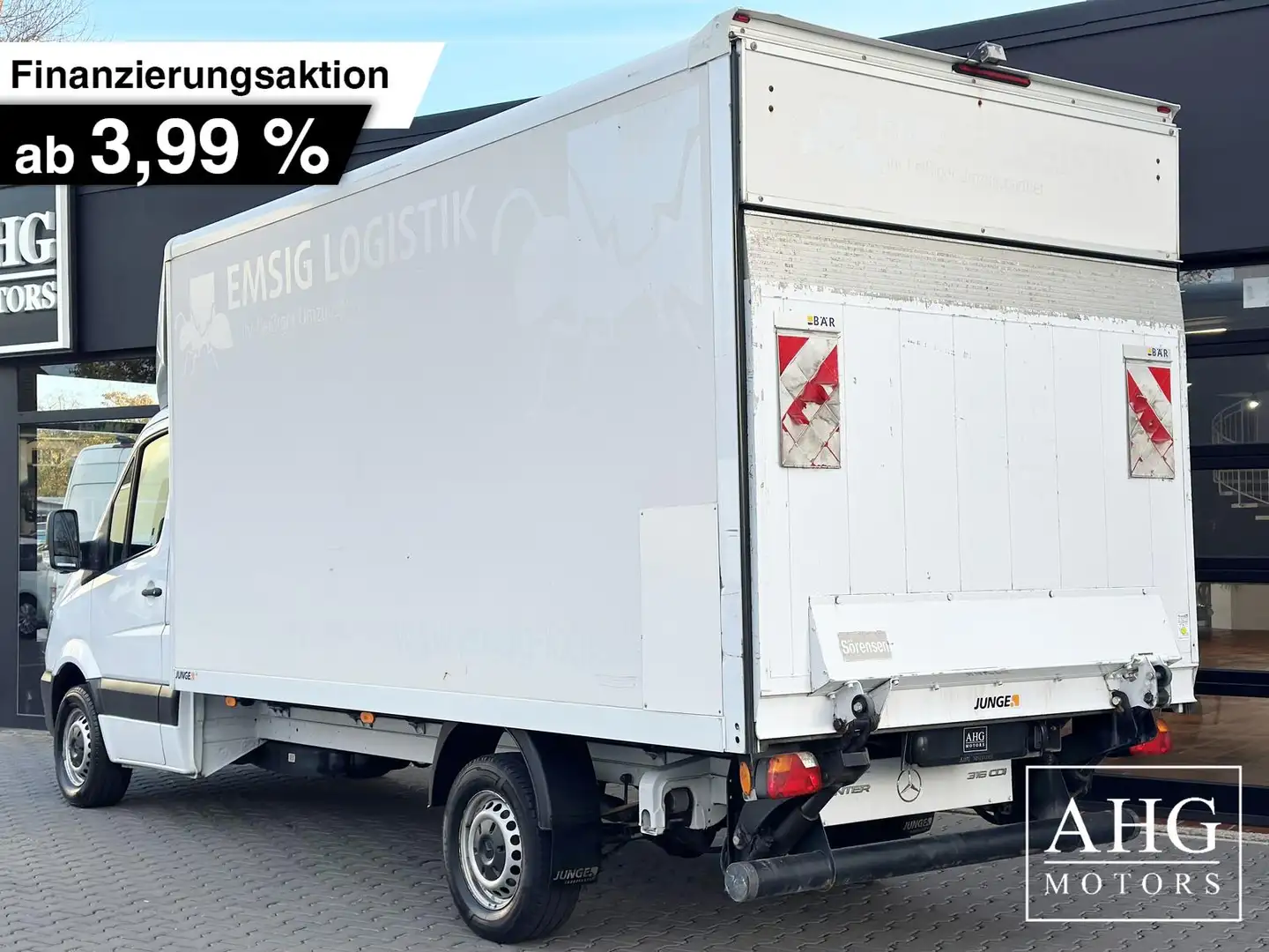 Mercedes-Benz SPRINTER 316 MAXI L3 XXL 4,3m KOFFER+LBW KLIMA 3,5 Blanc - 1