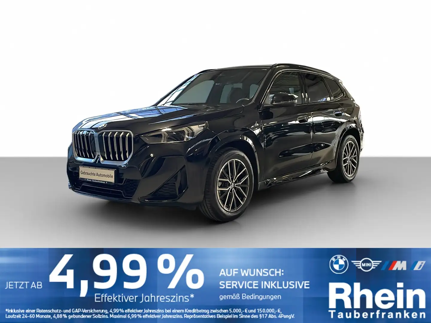 BMW X1 sDrive18d M Sportpaket LED*AHK*Parkassist Schwarz - 1