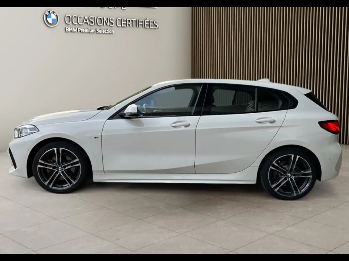 BMW 118 118dA 150ch M Sport 8cv Blanc - 2