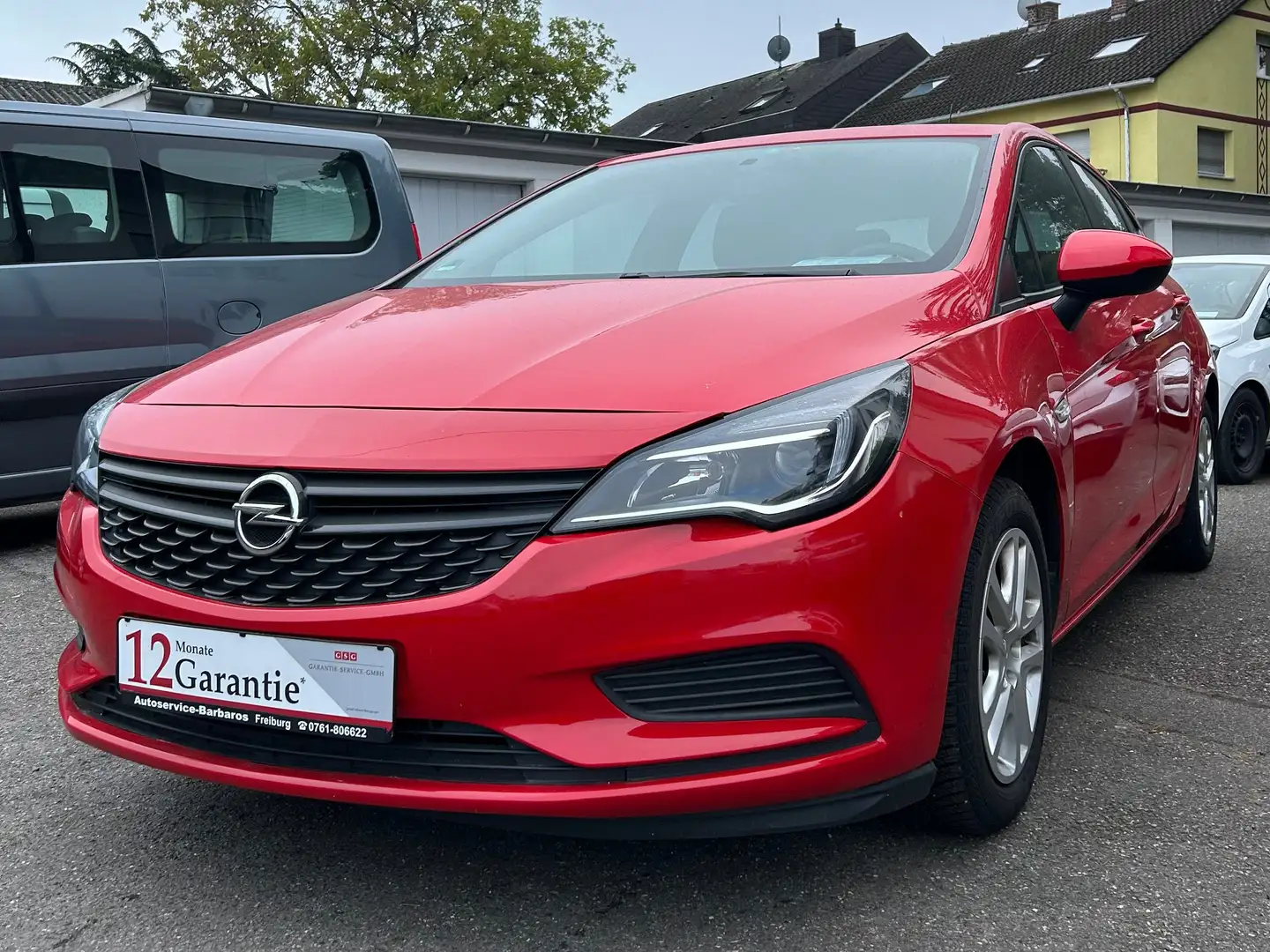 Opel Astra Selection*Klima*BT*Wenig km Rot - 1