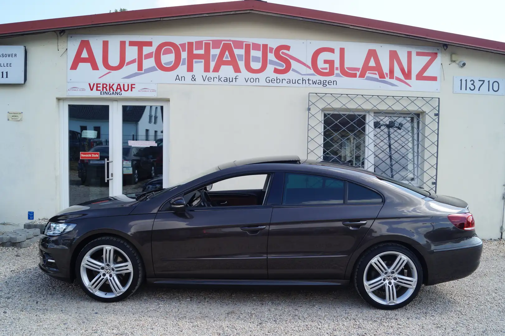 Volkswagen CC 2,0TDI DSG R line Standh*Pano Marrón - 2