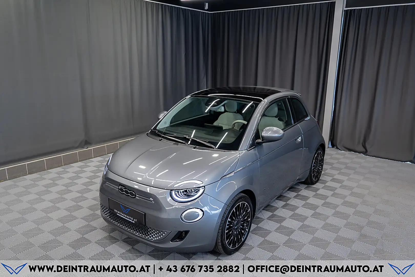 Fiat 500e 500 Elektro La Prima 3+1 42 kWh*VOLLAUSSTATTUNG... Grau - 2