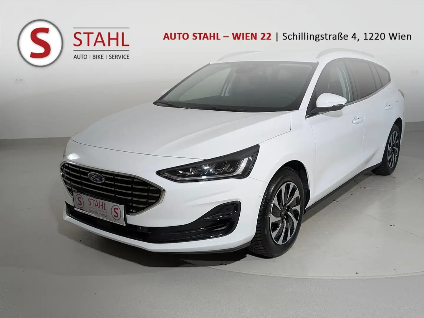 Ford Focus Turnier Titanium X Aut.1,0 EcoBoost Hybrid *Ga... Weiß - 1