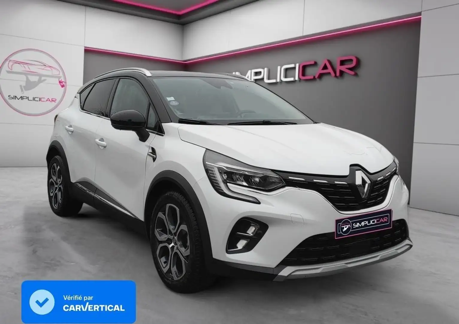 Renault Captur TCe 100 Ch INTENS Essence ou Gpl Garantie 12 mois Blanc - 1