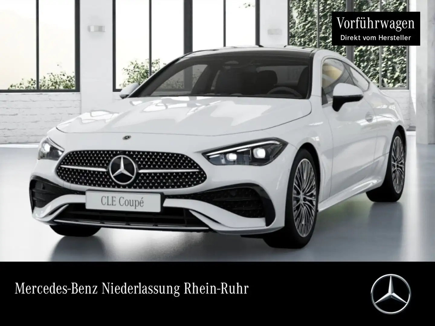Mercedes-Benz CLE 220 d AMG+PANO+360+BURMESTER+TOTW+KEYLESS+9G Weiß - 1