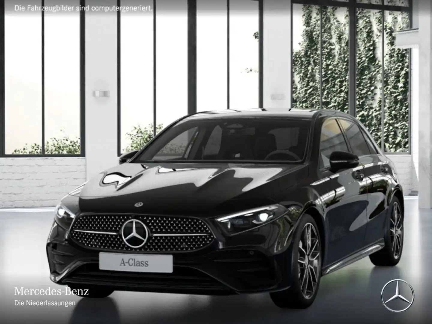 Mercedes-Benz A 180 AMG+NIGHT+MULTIBEAM+KAMERA+TOTW+7G Schwarz - 2