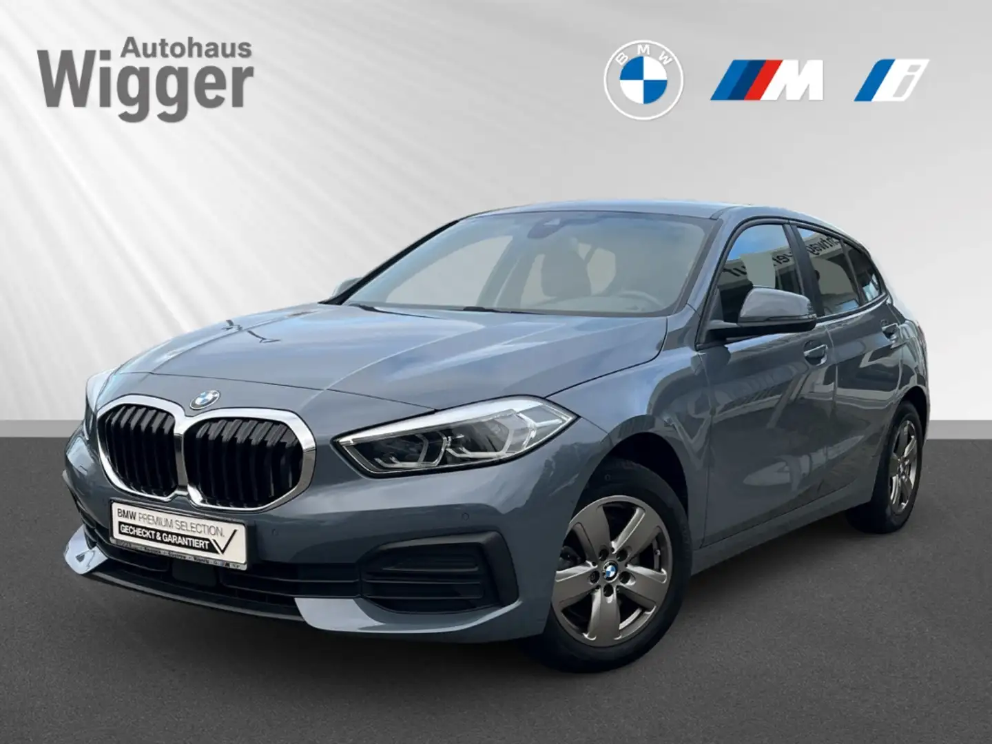 BMW 118 i Advantage/Navigation/LED/Tempomat/PDC/SHZ Grau - 1