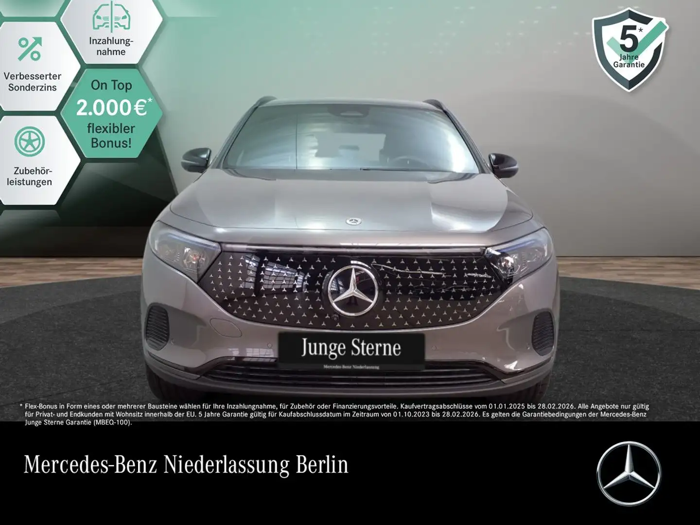Mercedes-Benz EQA 300 4M ELECTRICART+NIGHT+PLUS-PAKET+360+SPUR Grau - 1