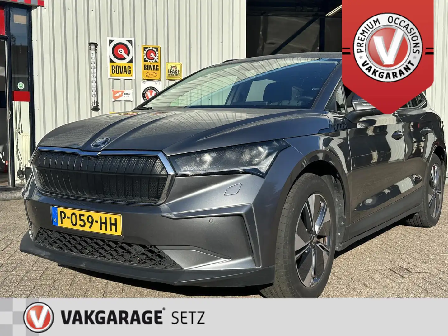 Skoda Enyaq IV 60 12 MAAND GARANTIE! Grijs - 1