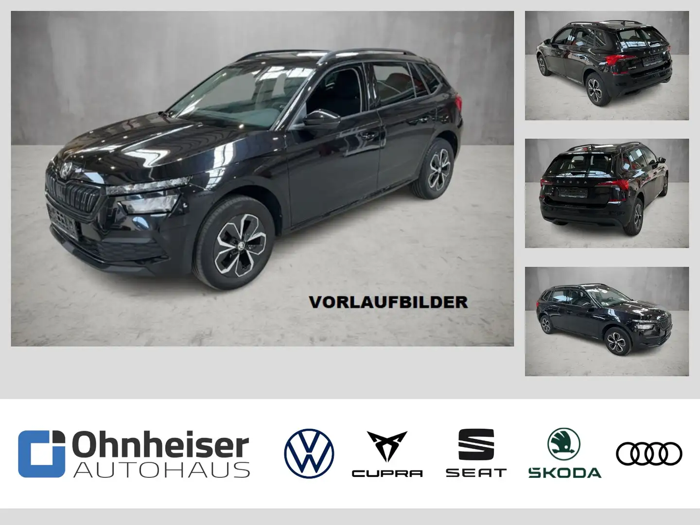 Skoda Kamiq 1.0 TSI DSG Ambition SHZ*ACC*Climatronic*Car Noir - 1