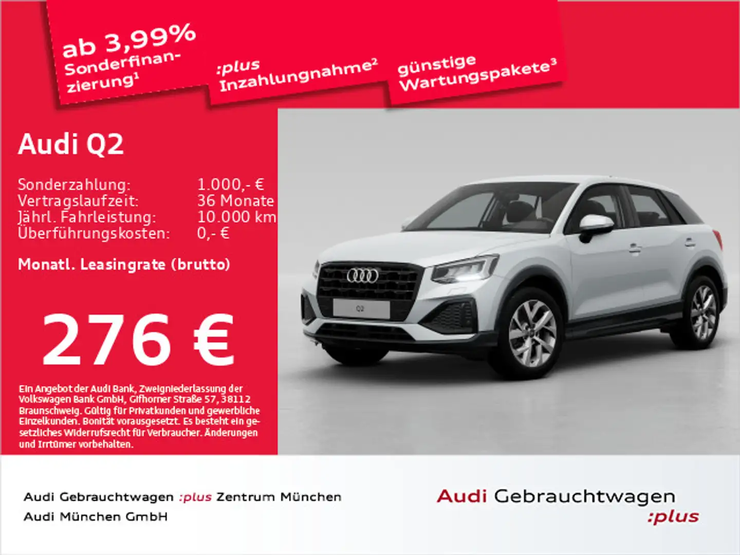 Audi Q2 35 TDI S tronic advanced Navi+/Kamera/PDC+ Blanc - 1