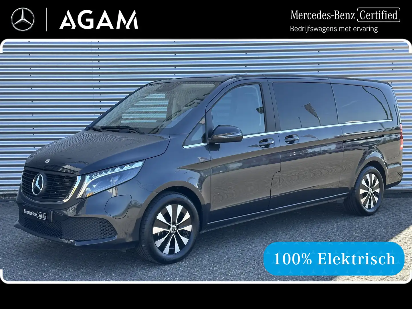 Mercedes-Benz EQV 300 L3 XL Avantgarde 8-Persoons 90kwh (€ 48950,- ex bt Grigio - 1