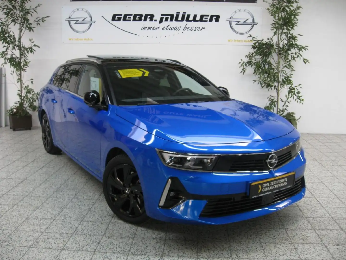 Opel Astra GS Line Blau - 1