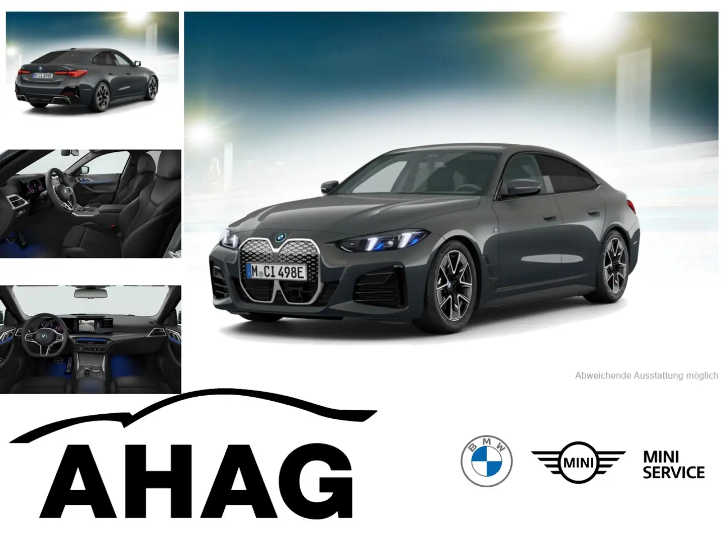 BMW i4 eDrive40 M Sportpaket Klimaaut. Komfortzugang Grau - 1